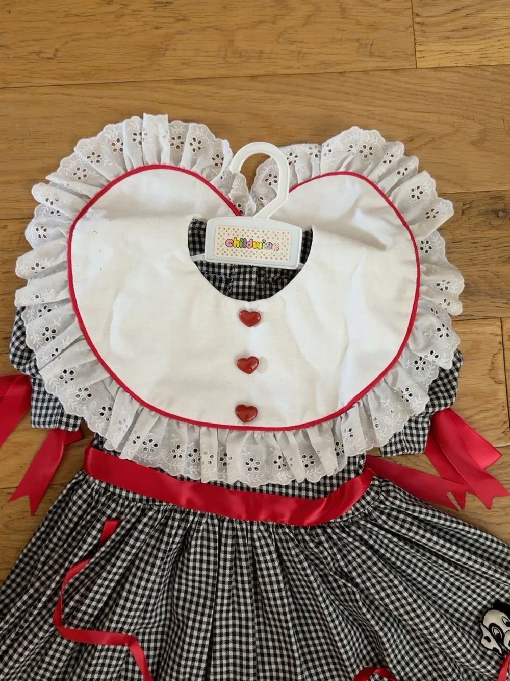 Vintage Girls Gingham Dress w/ Matching Pantalettes Estimated 2T/3T • Late 1980